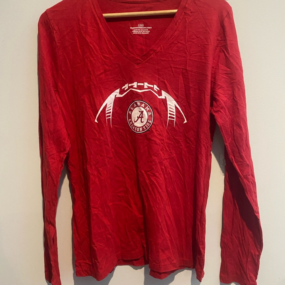 Alabama Crimson Tide Red Long Sleeve Tee